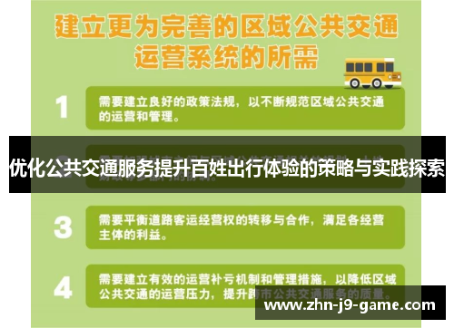 优化公共交通服务提升百姓出行体验的策略与实践探索 优化公共交通服务提升百姓出行体验的策略与实践探索